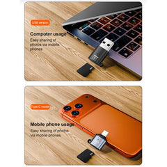 Adaptador TF y lector de tarjetas mini      ...