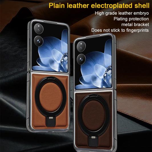 Funda para teléfono plegable de cuero vegano...