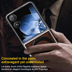 Funda para teléfono plegable de cuero vegano...