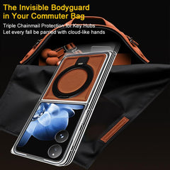 Funda para teléfono plegable de cuero vegano...
