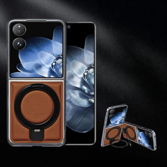 Funda para teléfono plegable de cuero vegano...