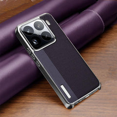 Funda para teléfono de cuero vegano con marc...