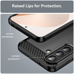 WANLONFENG Brushed Texture Shockproof TPU Ph...