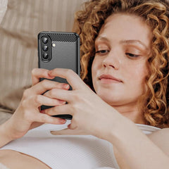 WANLONFENG Brushed Texture Shockproof TPU Ph...