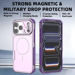 Funda para teléfono MagSafe de TPU + PC con ...