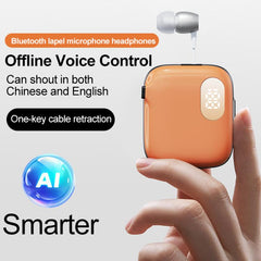 Auriculares Bluetooth con pantalla digital LED tipo solapa