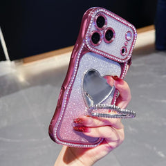 Funda para teléfono de TPU con purpurina y d...