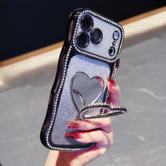 Funda para teléfono de TPU con purpurina y d...