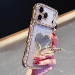 Funda para teléfono de TPU con purpurina y d...
