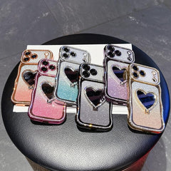 Funda para teléfono de TPU con purpurina y d...