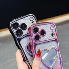 Funda para teléfono de TPU con purpurina y d...