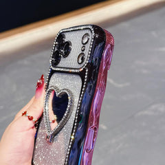 Funda para teléfono de TPU con purpurina y d...