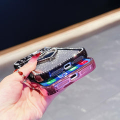 Funda para teléfono de TPU con purpurina y d...