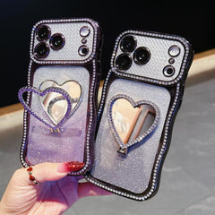 Funda para teléfono de TPU con purpurina y d...