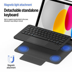 Funda para tablet de cuero vegano con teclad...
