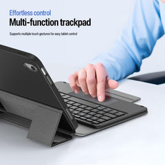 Funda para tablet de cuero vegano con teclad...