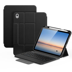 Funda para tablet de cuero vegano con teclad...