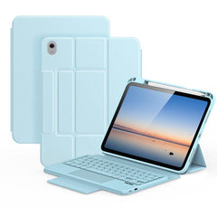 Funda para tablet de cuero vegano con teclad...