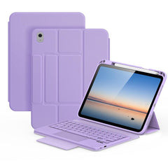 Funda para tablet de cuero vegano con teclad...