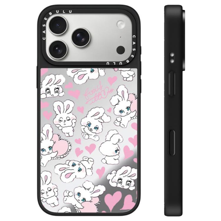 Funda para teléfono con espejo y botón de co...
