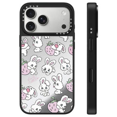 Funda para teléfono con espejo y botón de co...