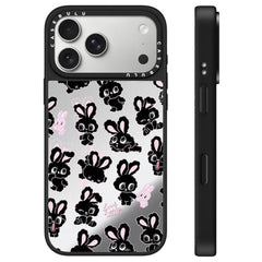 Funda para teléfono con espejo y botón de co...