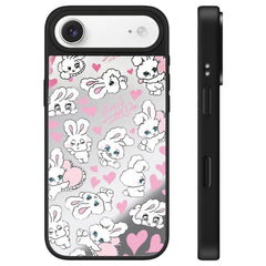 Funda para teléfono con espejo y botón de co...