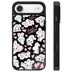 Funda para teléfono con espejo y botón de co...
