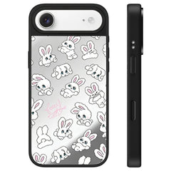 Funda para teléfono con espejo y botón de co...