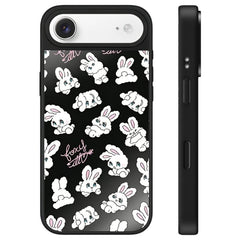 Funda para teléfono con espejo y botón de co...