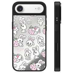 Funda para teléfono con espejo y botón de co...