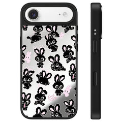 Funda para teléfono con espejo y botón de co...