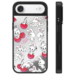Funda para teléfono con espejo y botón de co...