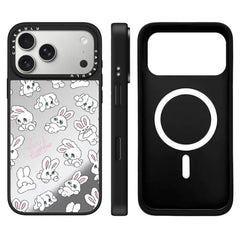 Funda magnética para teléfono con espejo y b...