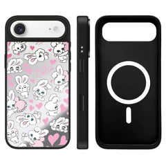 Funda magnética para teléfono con espejo y b...