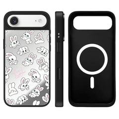 Funda magnética para teléfono con espejo y b...