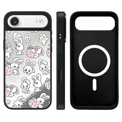 Funda magnética para teléfono con espejo y b...