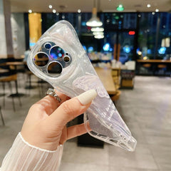 Funda para teléfono de TPU con mariposa bril...