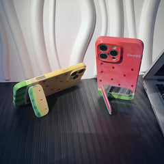 Funda para teléfono con soporte y estampado ...