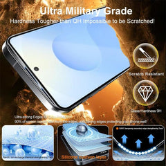 XDcase 2 pares de protectores de pantalla de...
