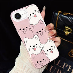 Funda híbrida para teléfono IMD con purpurin...