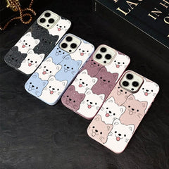 Funda híbrida para teléfono IMD con purpurin...
