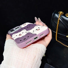 Funda híbrida para teléfono IMD con purpurin...