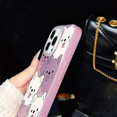 Funda híbrida para teléfono IMD con purpurin...