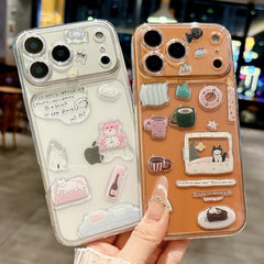 Funda protectora transparente para teléfono ...