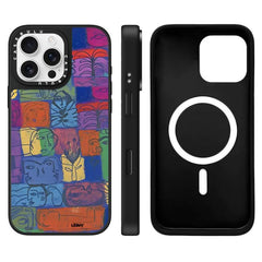 Funda magnética para teléfono con espejo y e...