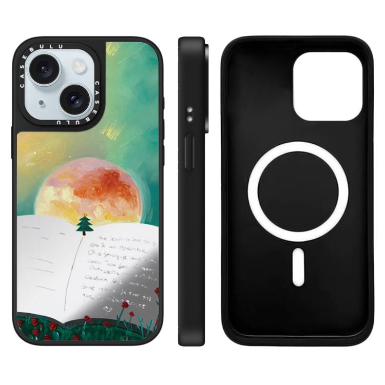 Funda magnética para teléfono con espejo y e...