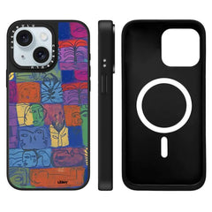 Funda magnética para teléfono con espejo y e...