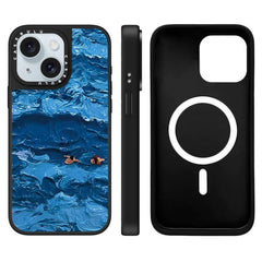 Funda magnética para teléfono con espejo y e...
