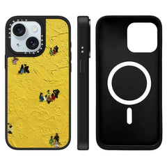 Funda magnética para teléfono con espejo y e...